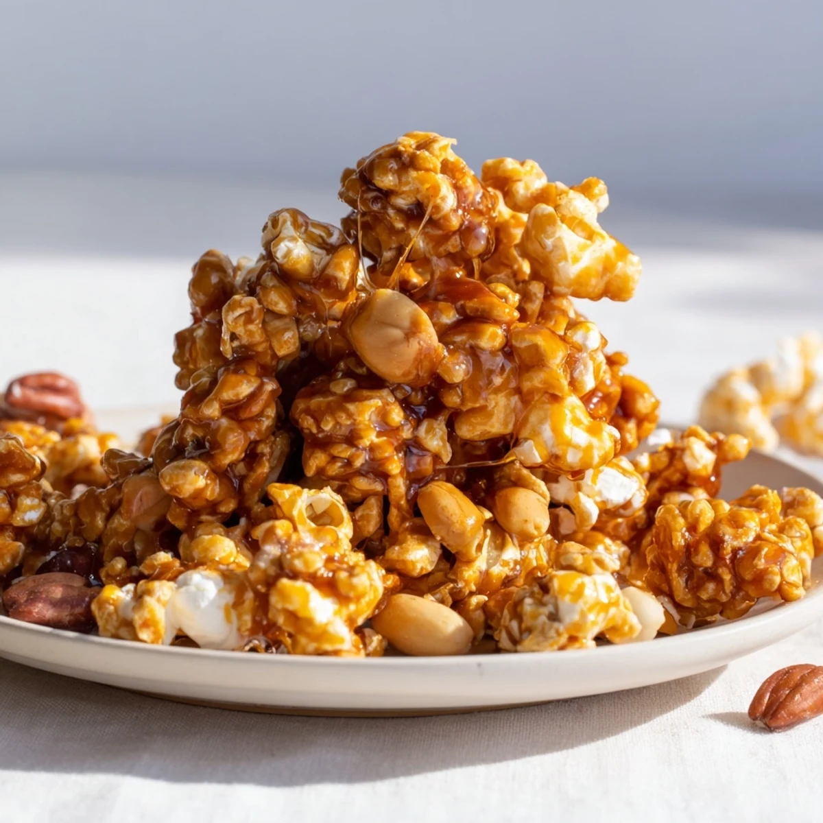 Delicious homemade Caramel Apple Cracker Jacks, an irresistible treat for movie nights.