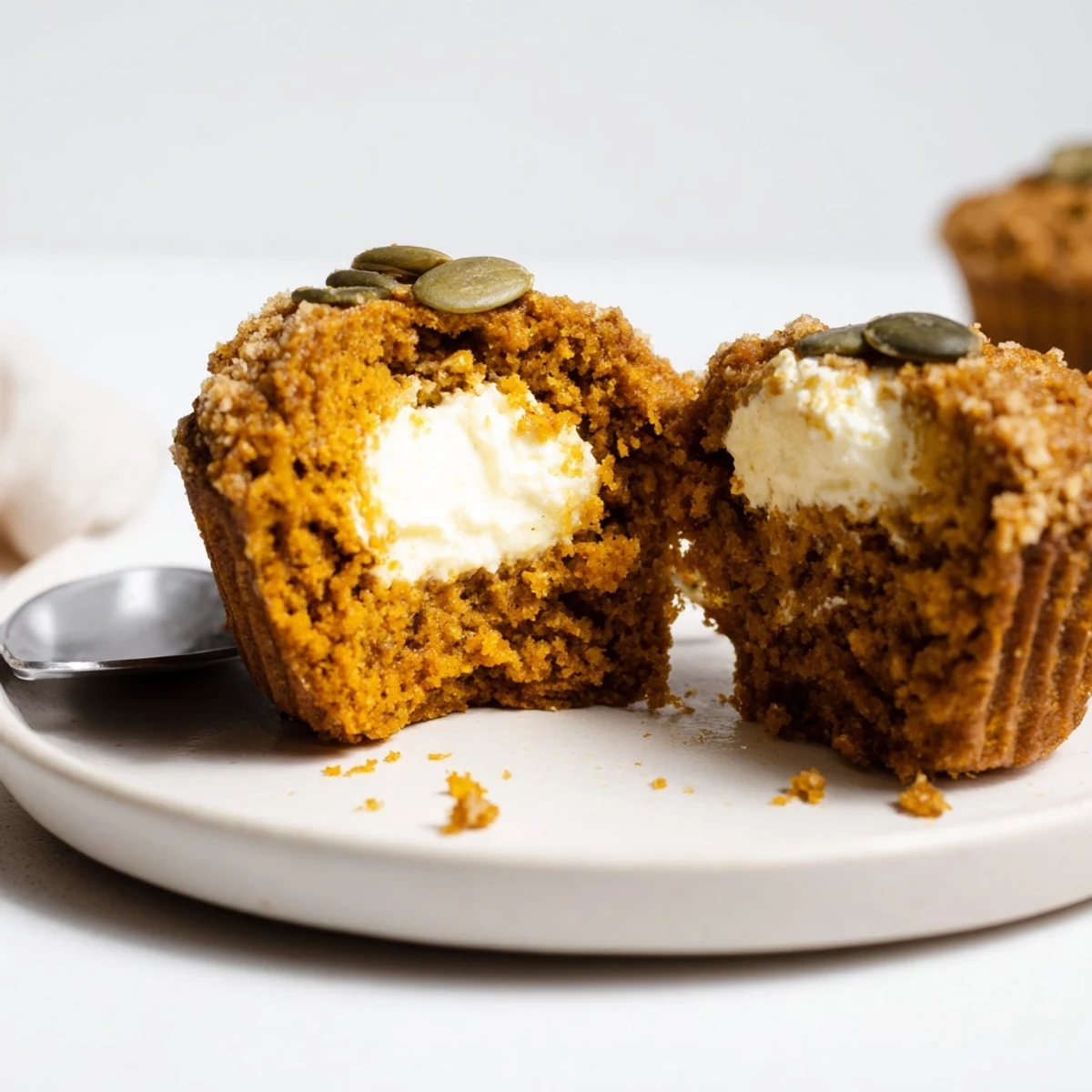 Pumpkin Cream Cheese Muffins