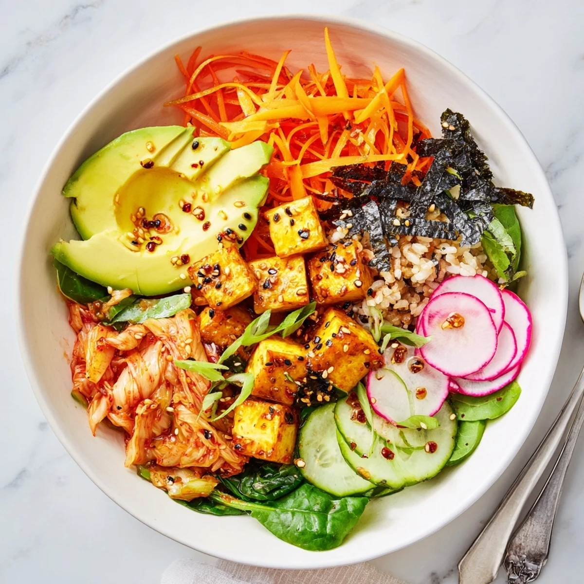 Fermented Vegetable Grain Bowl