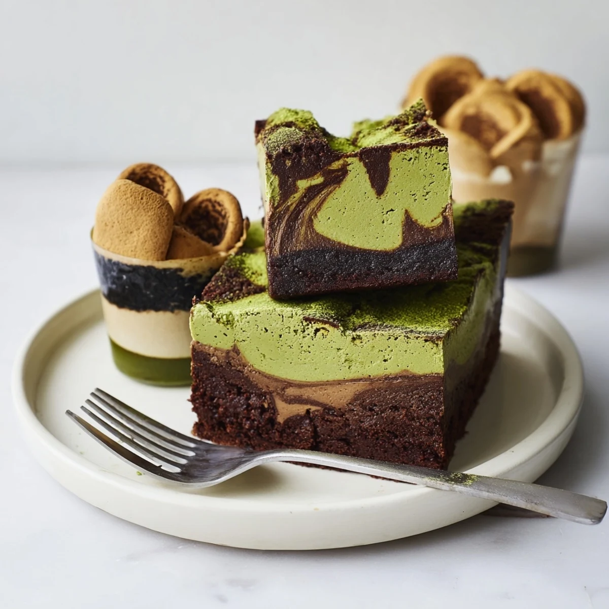 Delicious global dessert mash-ups featuring matcha-miso brownies and more.