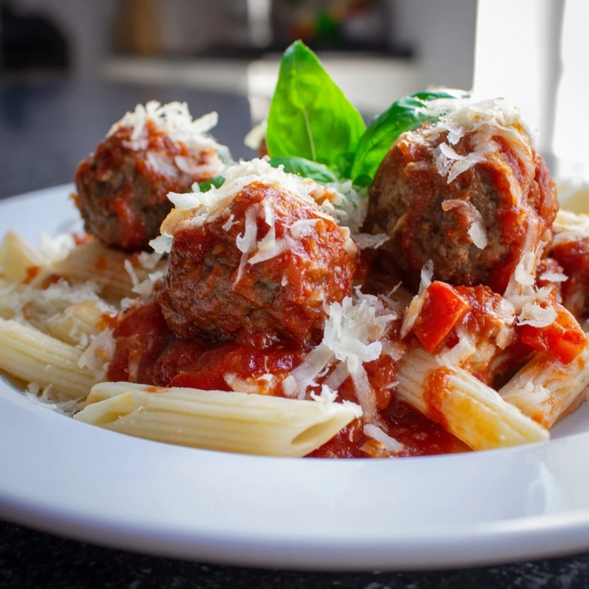 Italian Meatball Pasta Skillet