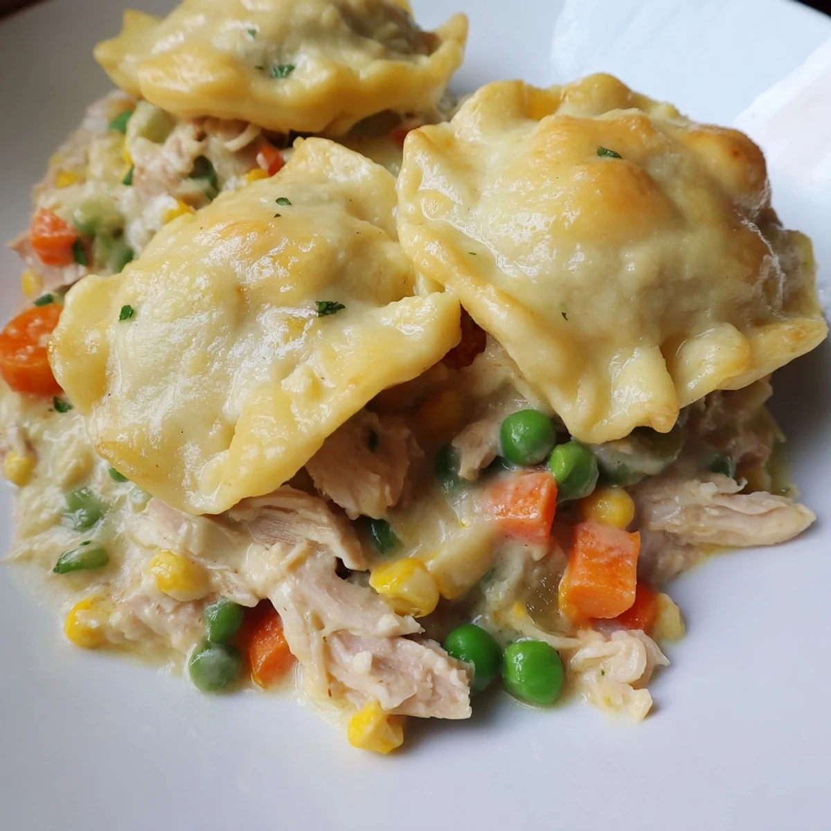 Delicious and flavorful, this homemade Chicken and Dumplings Casserole is a complete family dinner.
