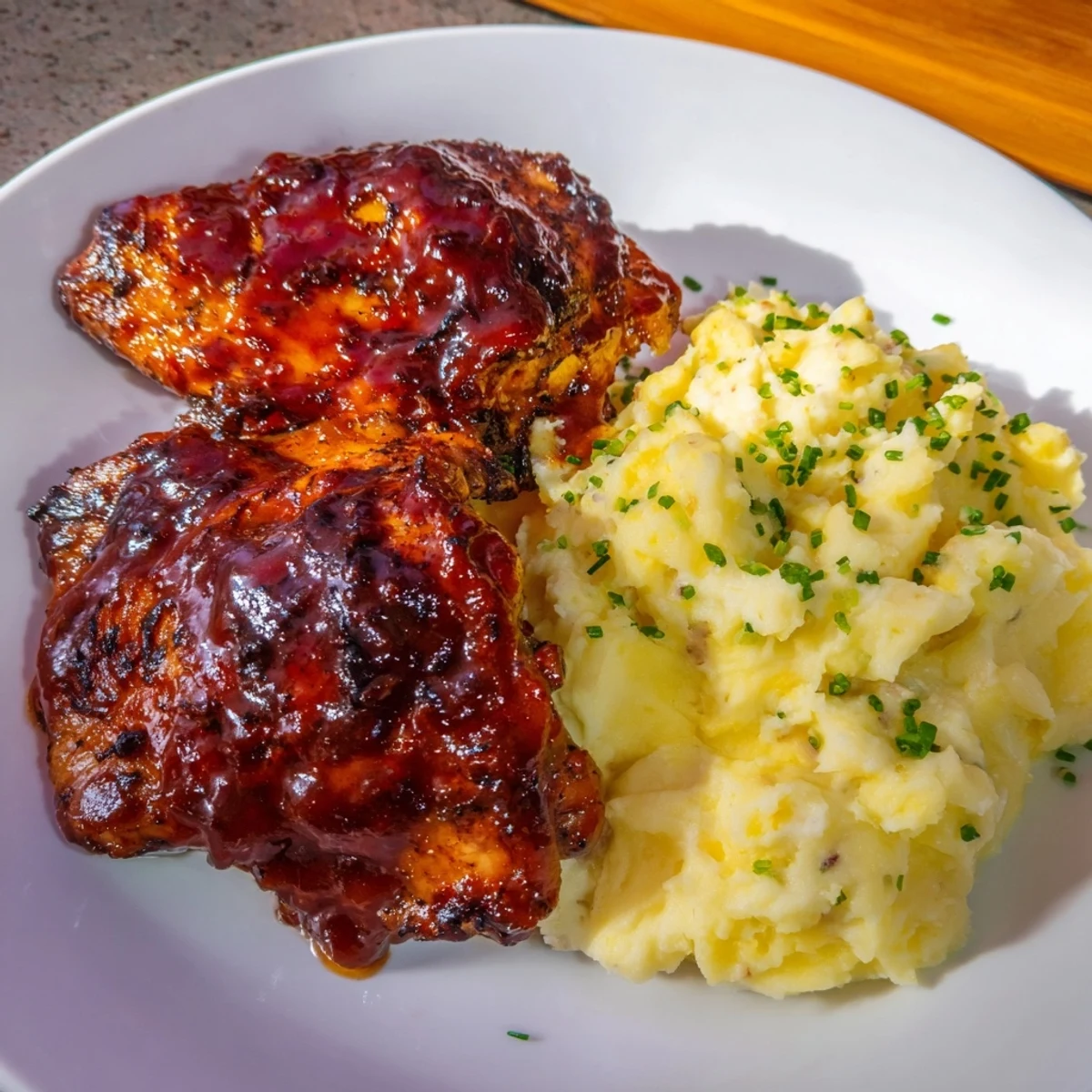 Honey BBQ Chicken Thighs