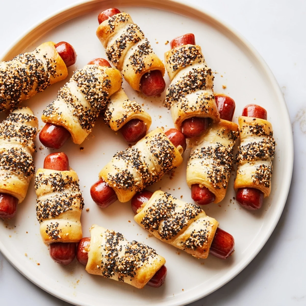 Everything Bagel Pigs Blanket