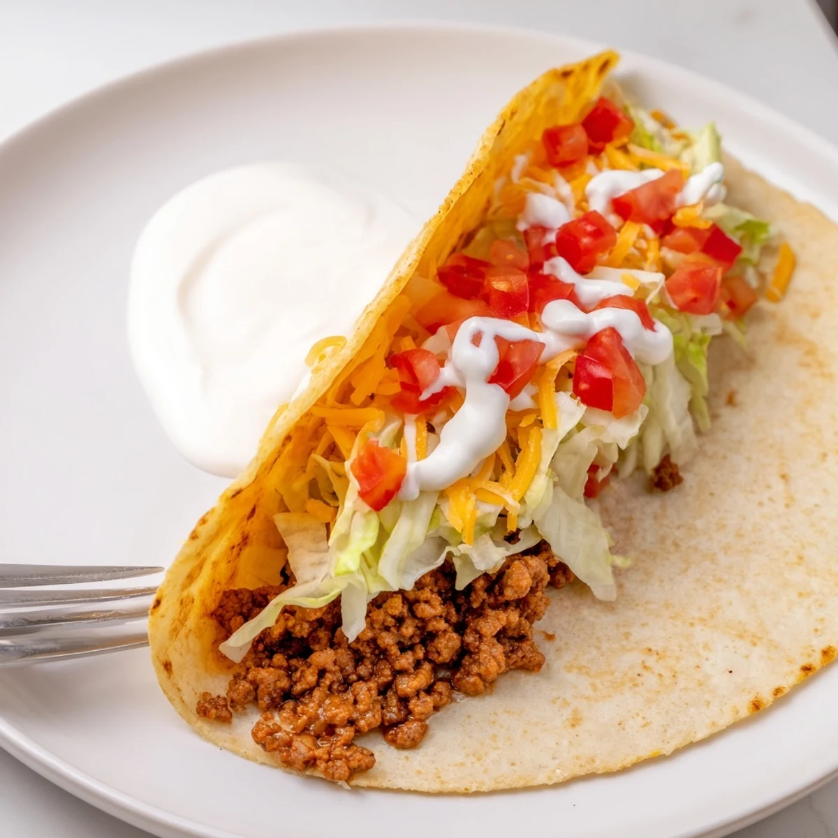 Golden melted cheese and crispy texture: a mouthwatering photo of Cheesy Gordita Crunch Tacos.