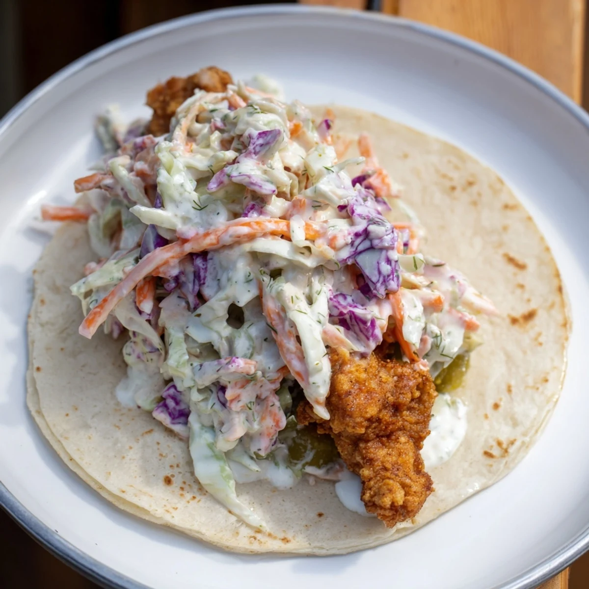 Savory Buffalo Chicken Smash Burger Tacos sizzling in a pan, ready for perfect crispness and flavor.