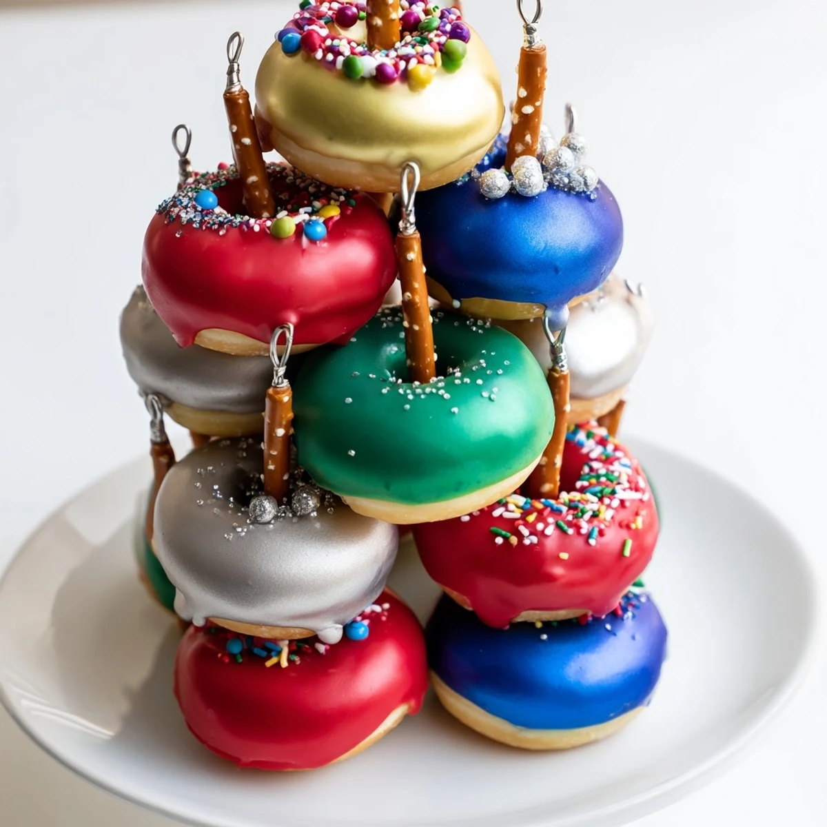 Donut Stack Christmas Ornament