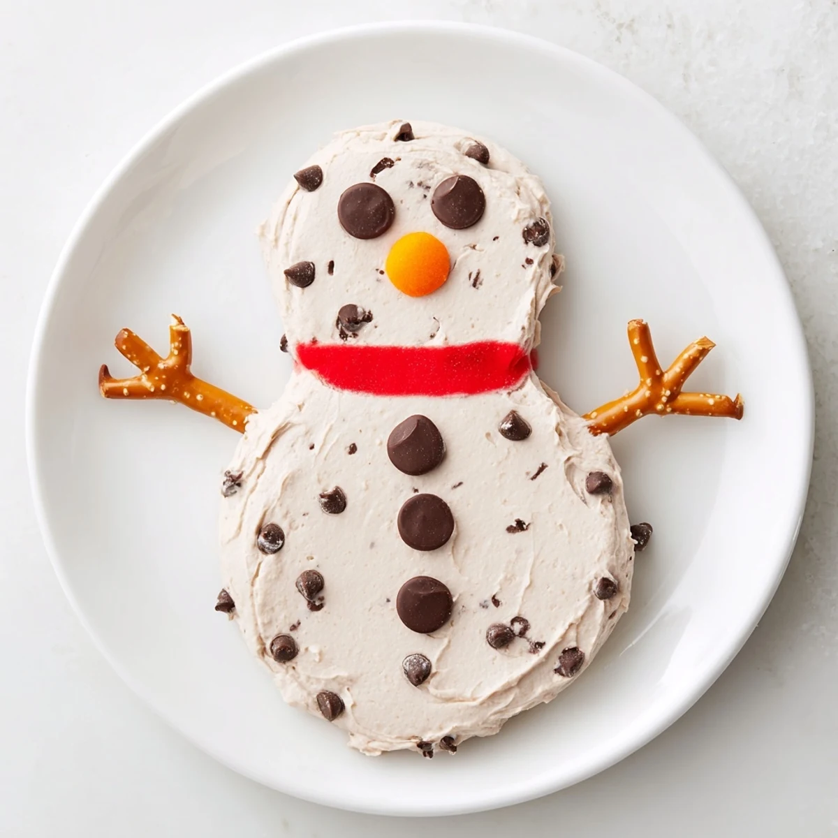 Hot Cocoa Dip Snowman