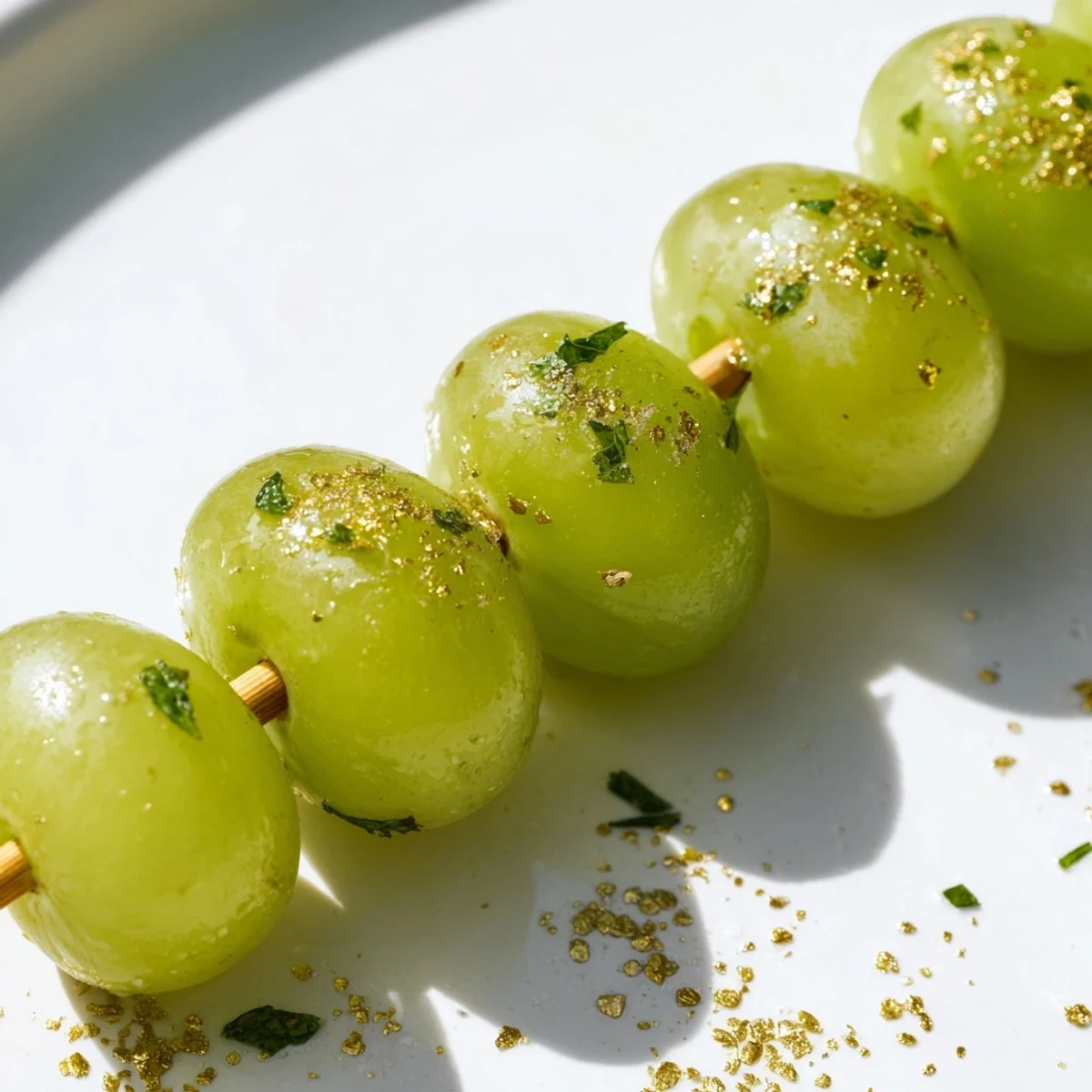 Close-up of Grapes of Luck, showcasing twelve juicy grapes ready for each New Year's chime.