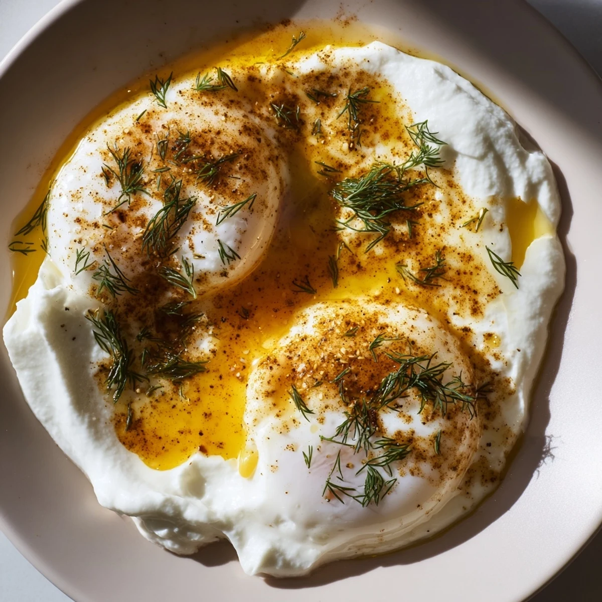 Cilbir Poached Eggs Yogurt