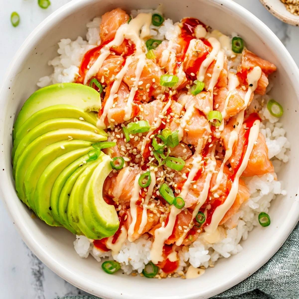 Salmon Rice Bowl Avocado