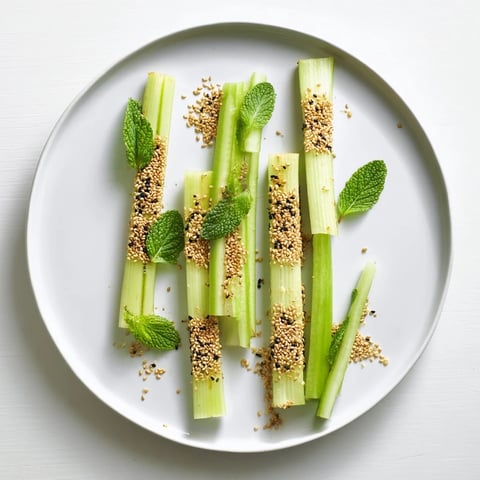 Crisp The Bamboo Zen appetizer: cool cucumber and celery sticks arranged for a refreshing bite.