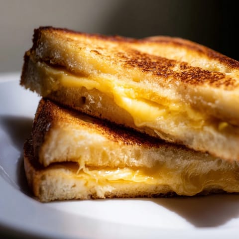 Easy air fryer grilled cheese recipe: see the buttery sizzle, ready in minutes.