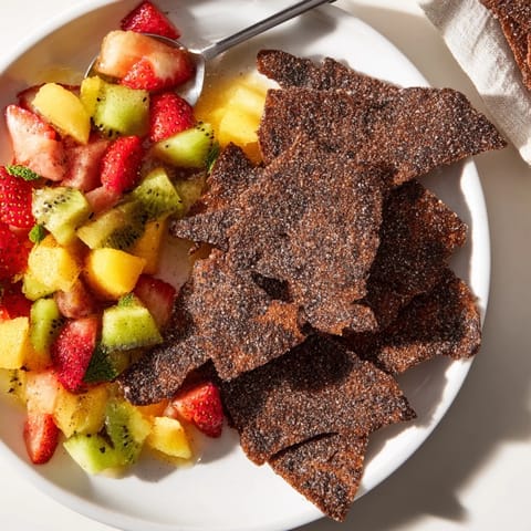 Dessert Chips Fruit Salsa