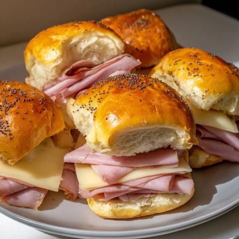 Baked Ham Cheese Sliders