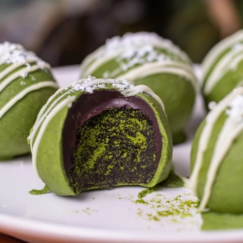 Matcha Dark Chocolate Peppermint