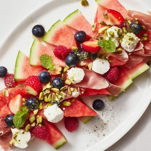 Watermelon Slice Charcuterie Platter