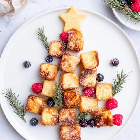 Eggnog French Toast Bites