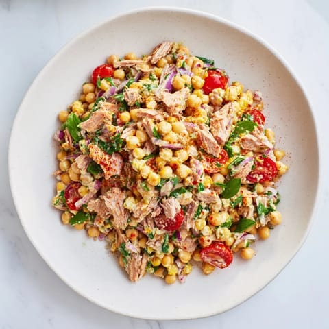 Dense Chickpea Tuna Salad