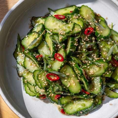 Tangy Asian-Style Cucumber