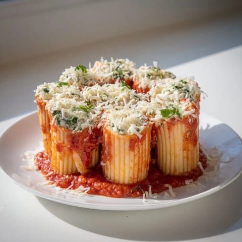 Honeycomb Pasta Cheese Bake