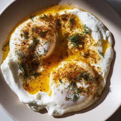 Cilbir Poached Eggs Yogurt