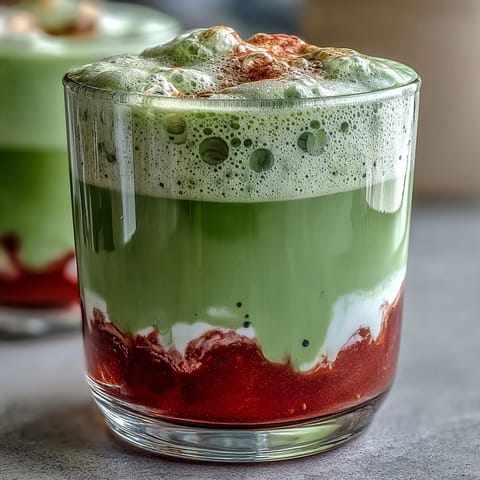 Strawberry Matcha Latte Oat
