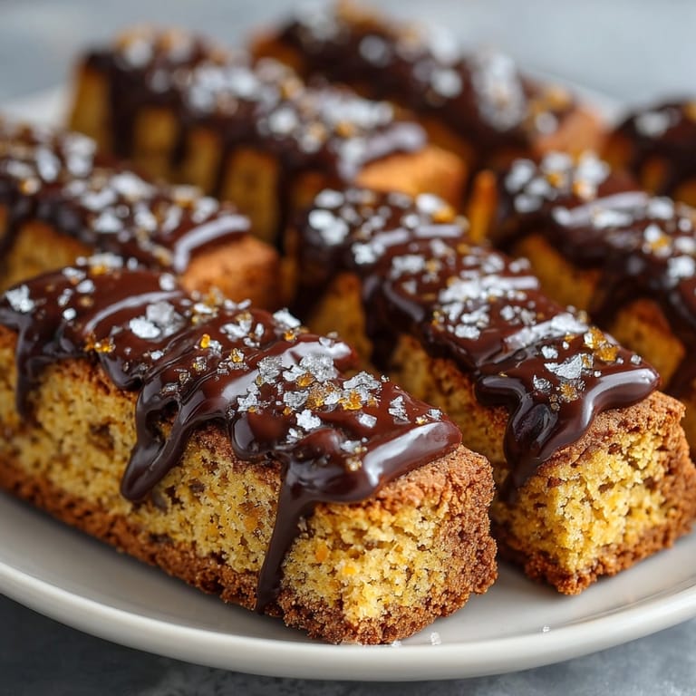 Homemade Chocolate-Dipped Gingerbread Biscotti, spices fragrantly filling the kitchen, ready for gift-giving.