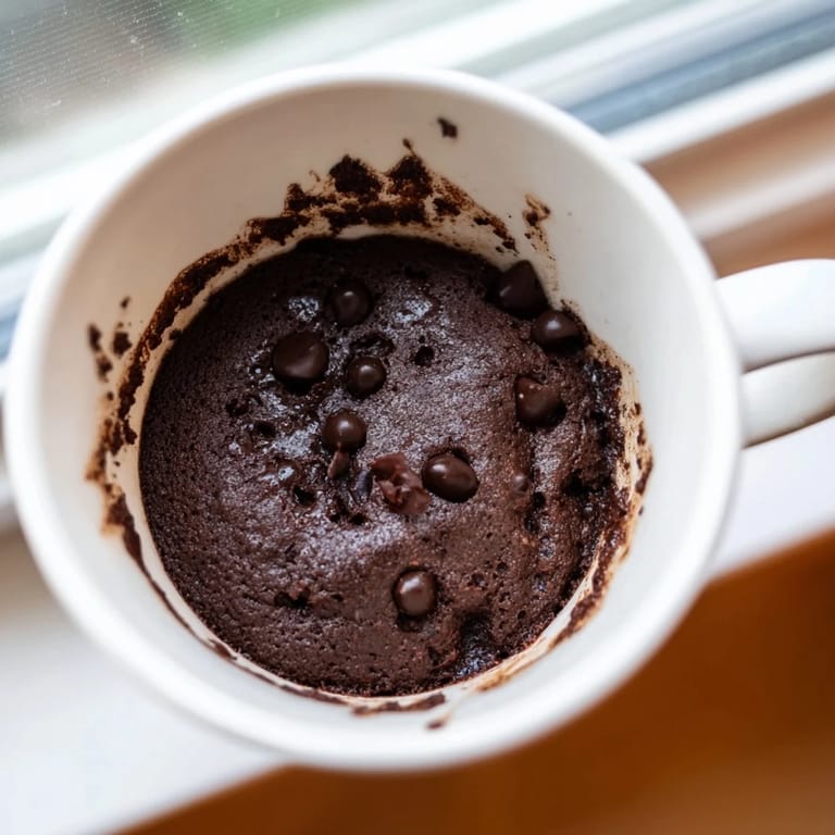 Microwaved Chocolate Mug Cake