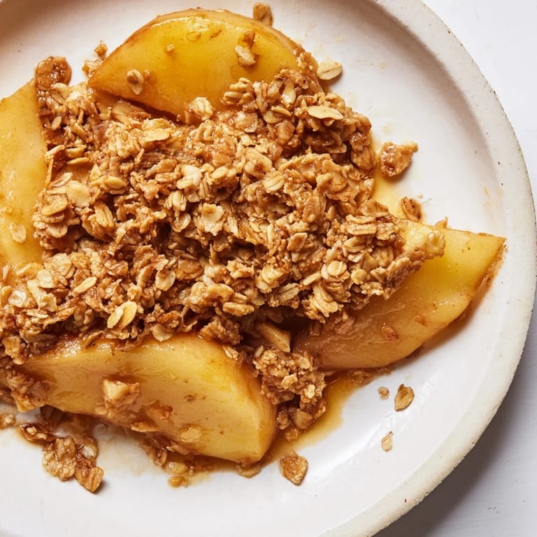 Homemade Best Apple Crisp, a delicious fall dessert with sweet, spiced apples and a crunchy topping.