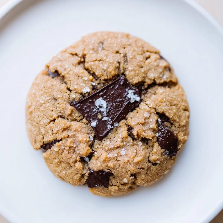 Warm, chewy Miso Brown Butter Cookies fresh from the oven, offering a delicious buttery aroma.